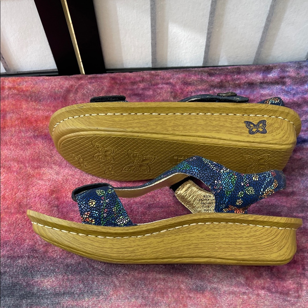Alegria Women's Multicolor Strap Sandals size 39/US 8 - Picture 7 of 8